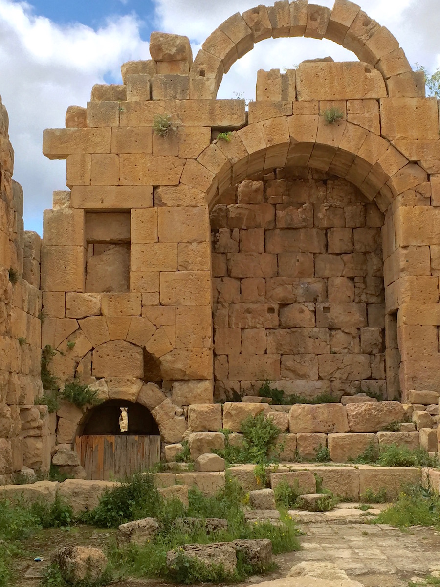 temple ruins in Jerash, Jordan