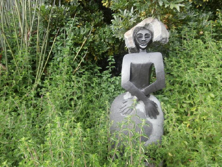 Shona Sculpture at  Kirstenbosch National Botanical Garden in South Africa