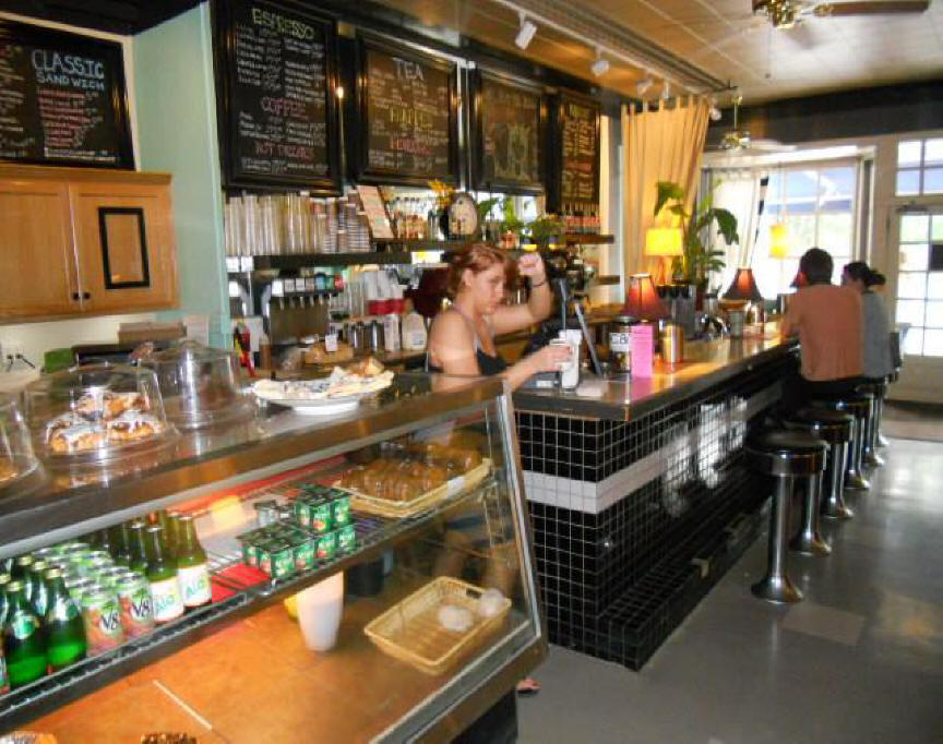  interior of Berea Coffee & Tea Co., on Main Street
