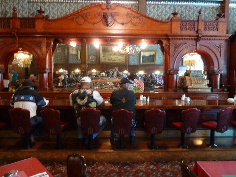 Bar in Buffalo Bill's Hotel Irma in Cody, Wyoming 