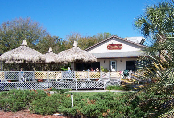 Crackers Bar and grill on Kings Bay at Crystal River Florida