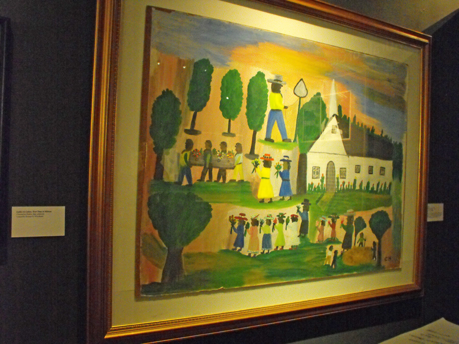 Paintings by Clementine Hunter at Northwest Louisiana History Museum 