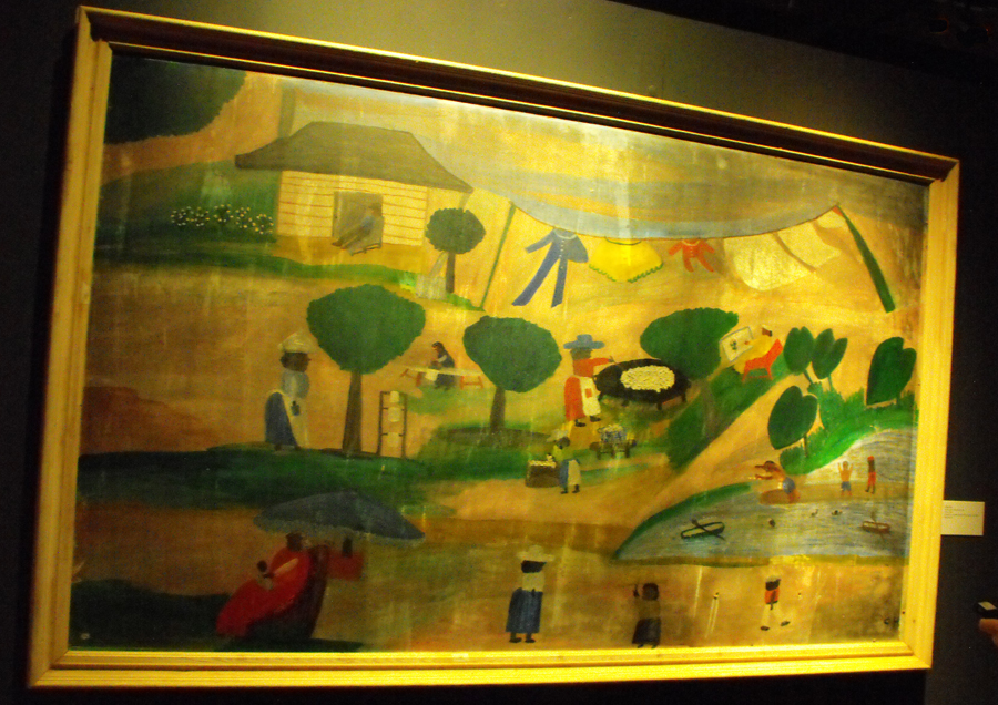 Paintings by Clementine Hunter at Northwest Louisiana History Museum 