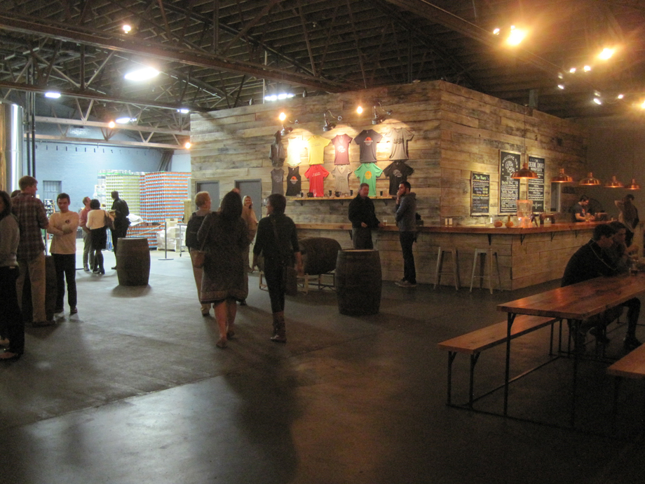 Inside Creature Comforts Brewery in Athens GA
