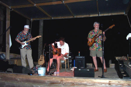 Band at Lulu's Sunset Grill in Gulf Coast Alabama