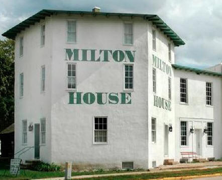 Milton House, stopp on underground railroad in wisconsin