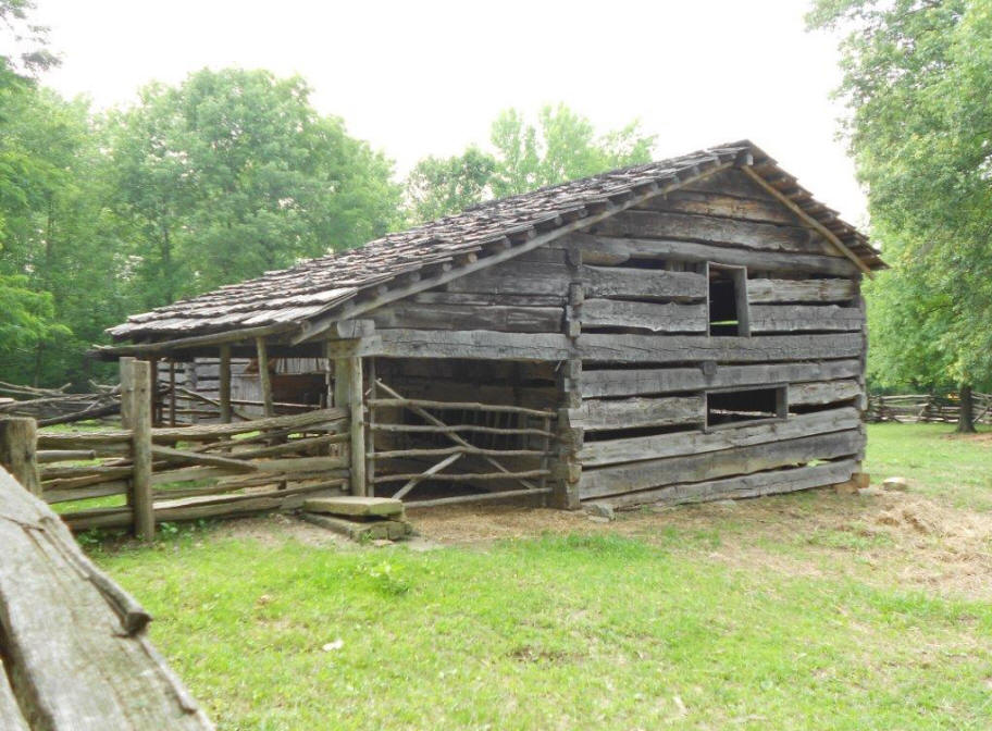 outbuilding at Lincoln Pioneer Village and Museum at Little Pigeon Creek in Spencer County 