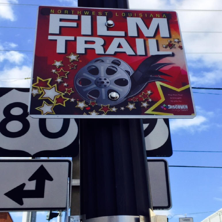 Film Trail sign in Webster Parish, LA