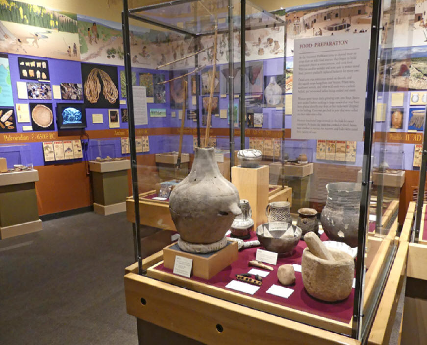 Food preperation utensils  at Anasazi Heritage Center