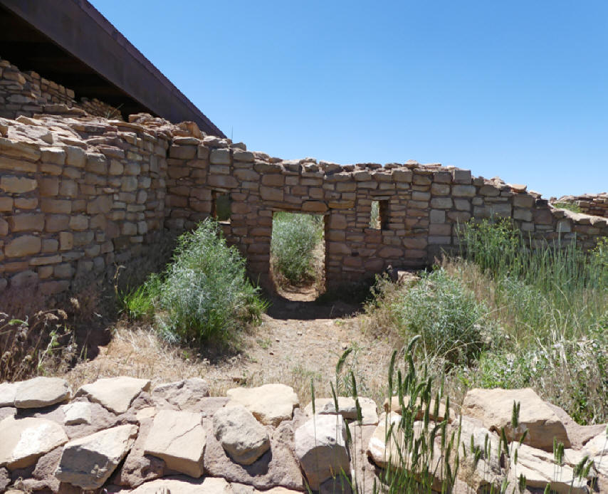 Portion of a pueblo at Lowry Pueblo in Canyon of the Ancients
