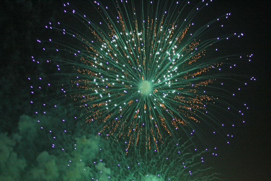 Fireworks display   in St. Augustine, FL