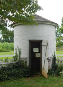  Round smokehouse at Landis Valley Village and Farm Museum located near Lancaste