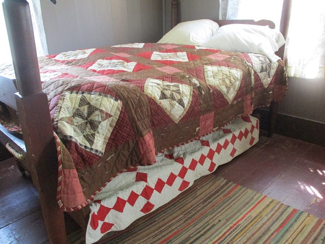 bed at Hauser house