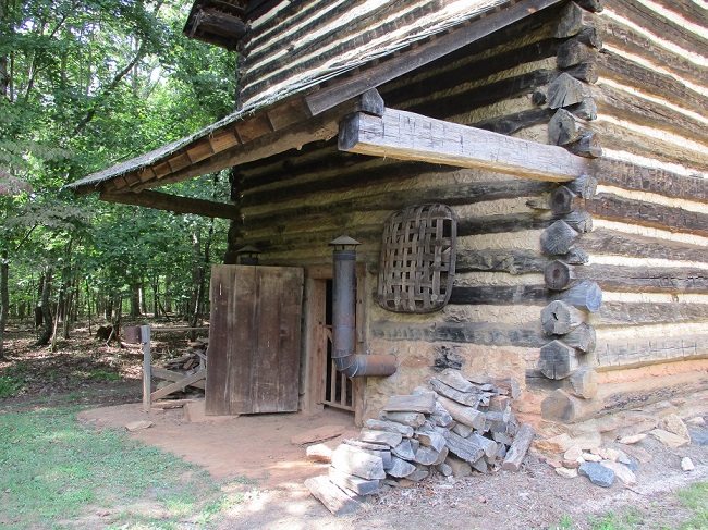  a tobacco barn on Horne farm