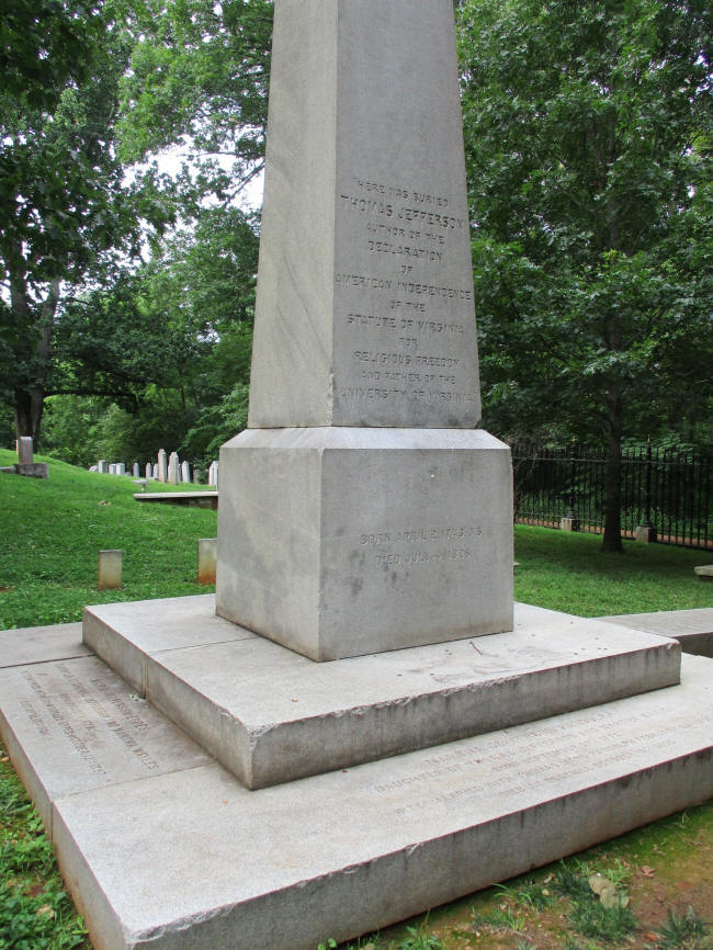 Jefferson Gravestone 