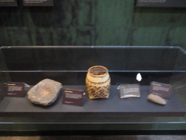 artifacts at museum