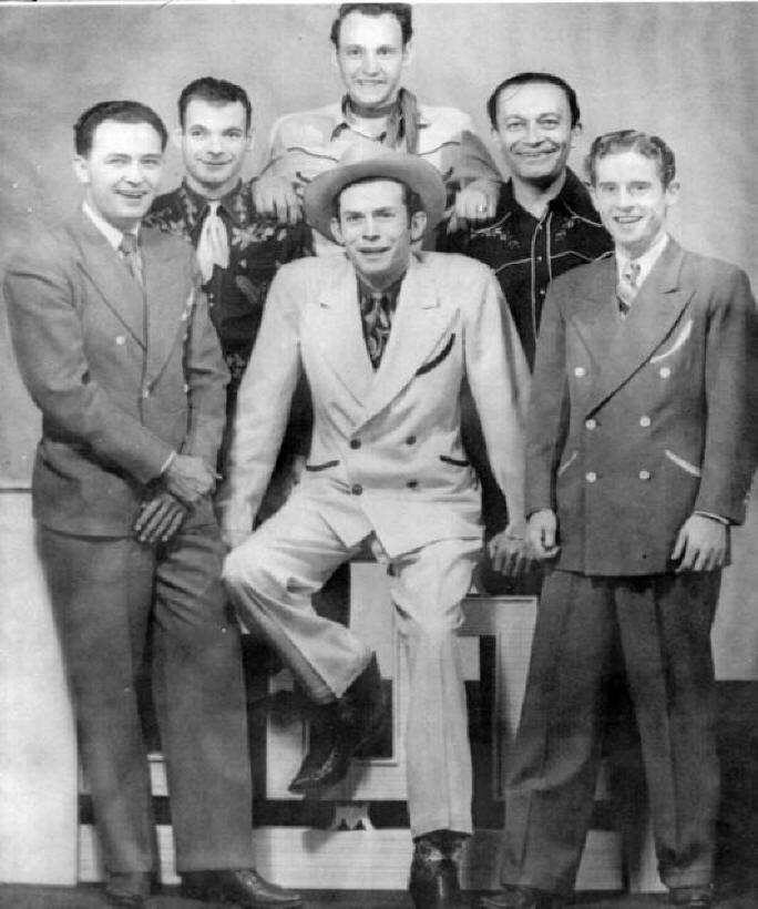 Hank Williams and his Drifting Cowboys when they played The Louisiana HayrideÂ Â  