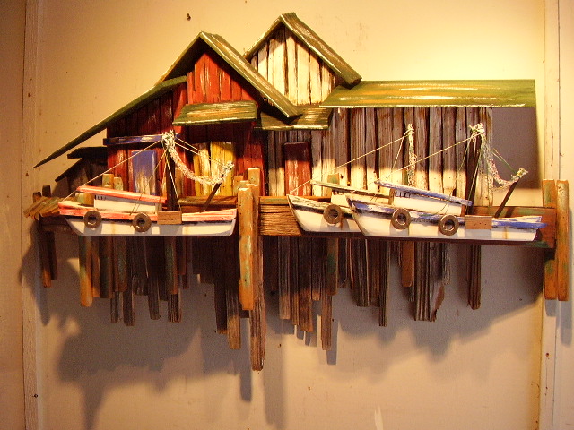 Art by "the Picasso of Frogmore": Lynwood Polin