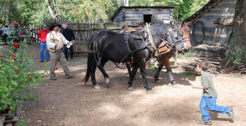 Living hstory museum at Lincoln Boyhood site