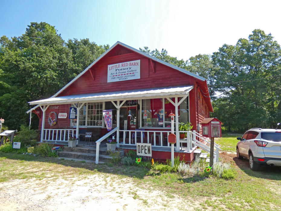 little red barnpottery shop