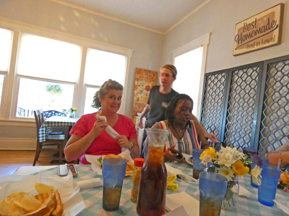 two ladies dining at McNeeleys