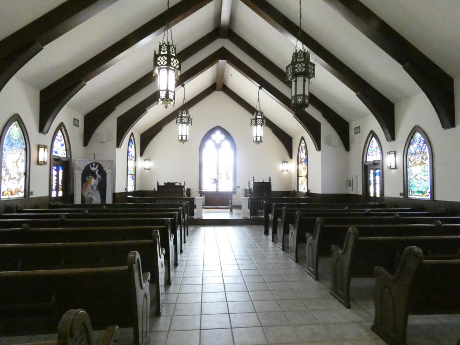 inside chapel