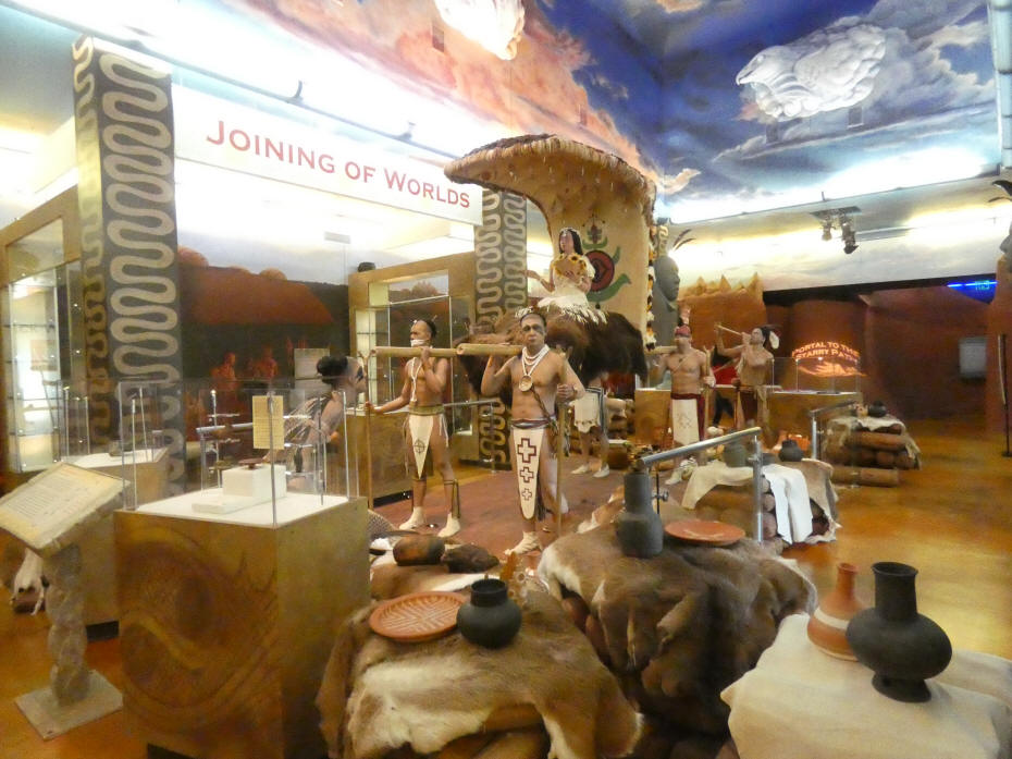 Procession exhibit at museum