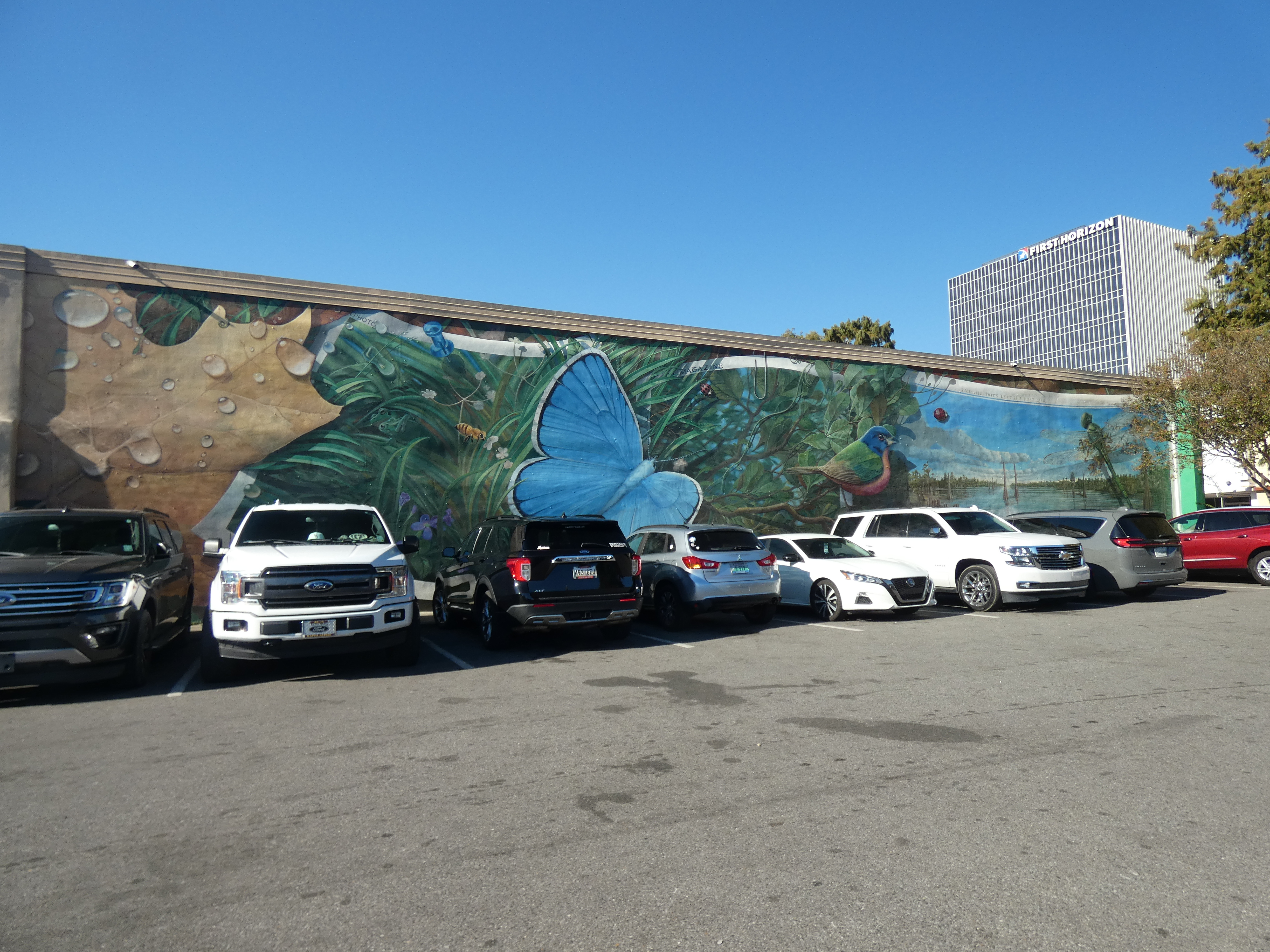 Mural called Til only a postcard