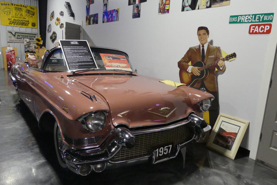 elvis's car at museum