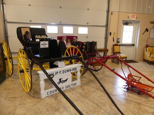 buggies at isett heritage museum