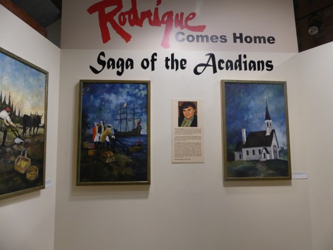 rodrigue puctures telling arcadians story at bayou teche museum