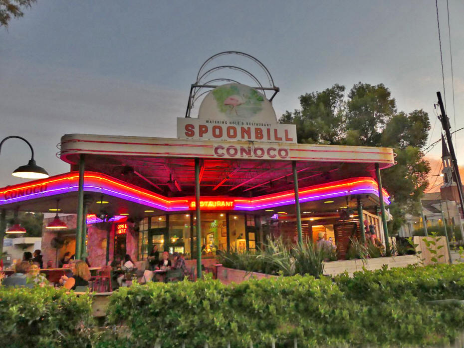 gas station turned restaurant