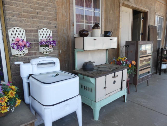 items at antique shop