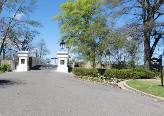 gates at elmwood cemetary