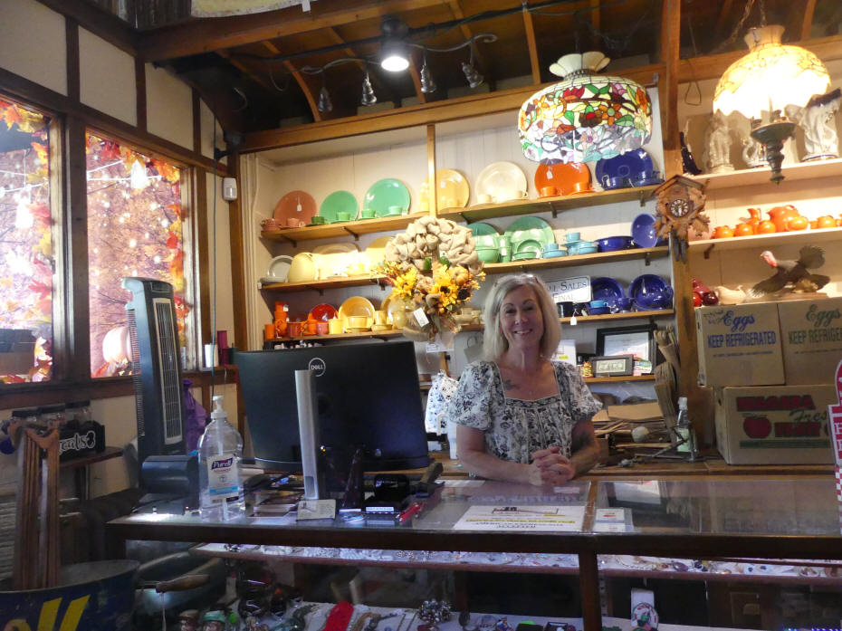 woman at stroll down memory lane