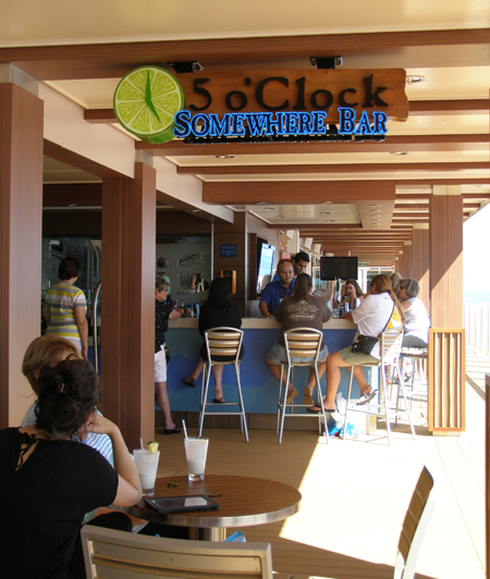 The 5 o:clock somewhere on Norwegian Escape