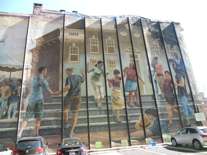 Right End Detail of Pride & Progress by artist Ann Northrup and Larissa Danowit in Philadelphia