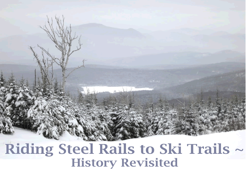 snow scene in Adirondack Mountains