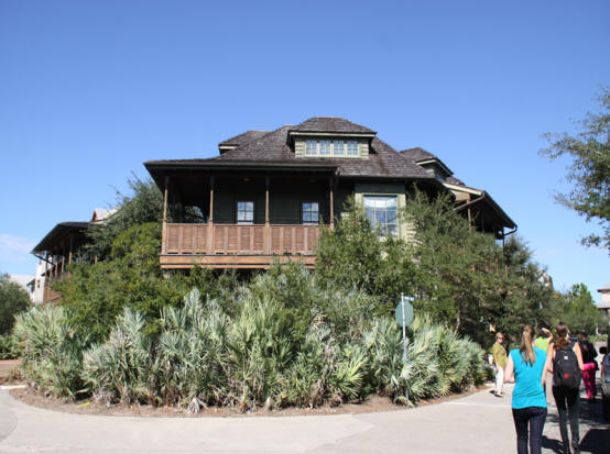 One of the homes in Rosemary Beach