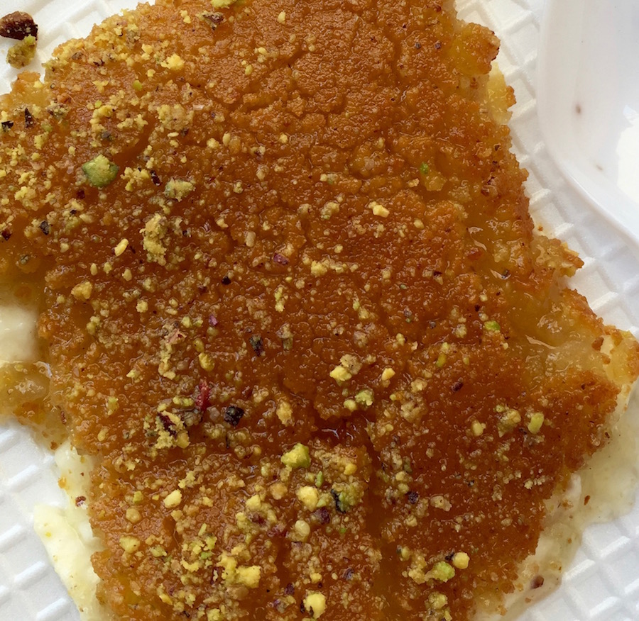 knafeh in Amman, Jordan