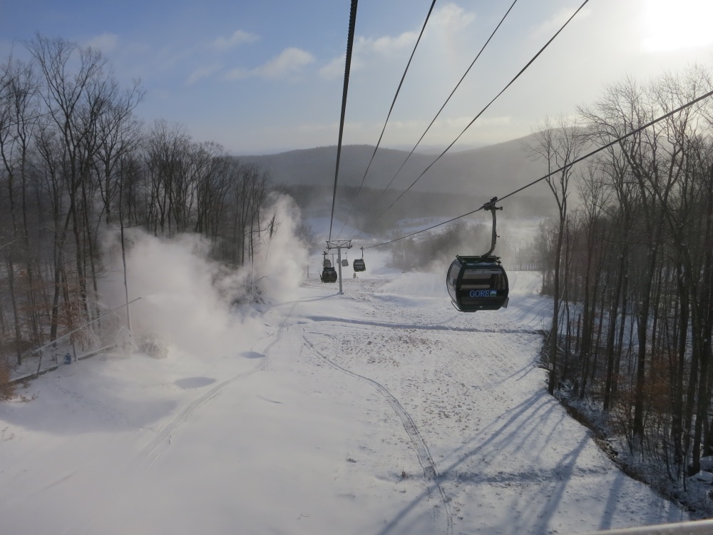 ski lift in Adirondack Mountains
