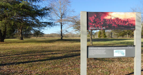 The  American Revolution Cowpens Battlefield  in South Carolina today