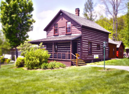 Log Hotel at Adirondack Museum, Blue Mountain Lake New York