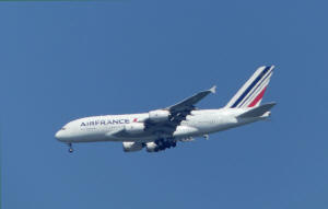 airplane in the sky