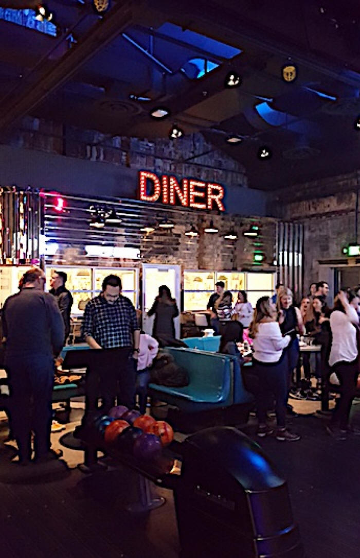 Ashbury Lanes people bowling