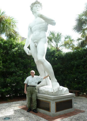 Stature of David at Ripley's Believe it or not in St. Augustine, FL