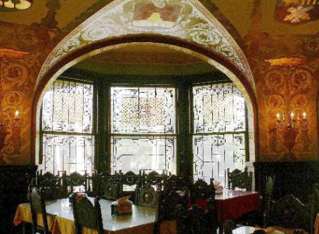 Tiffany window at Flagler College in St. Augustine, FL
