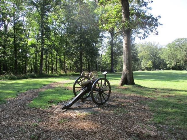 cannons at battlefield