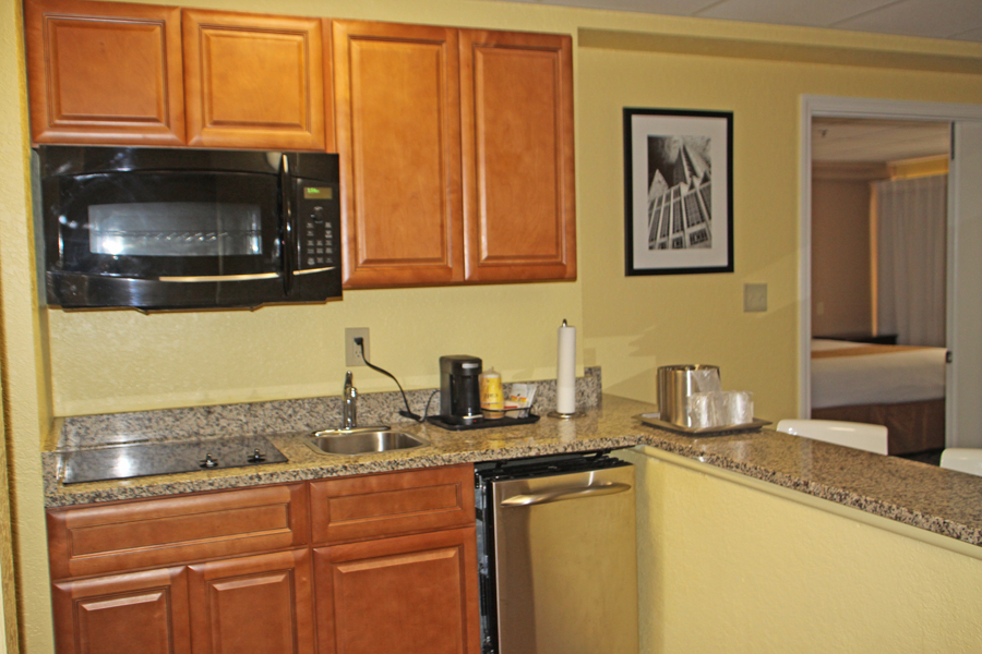 Kitchen in suit in Barrymore Hotel in Tampa