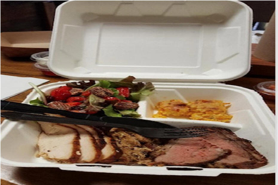 Old SLO BBQ food